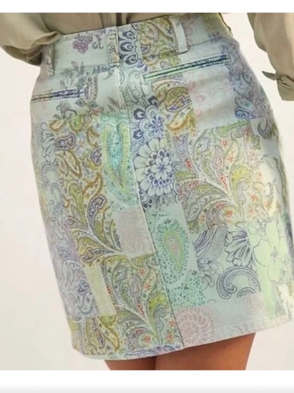 PILCRO patchwork skirt - image 3